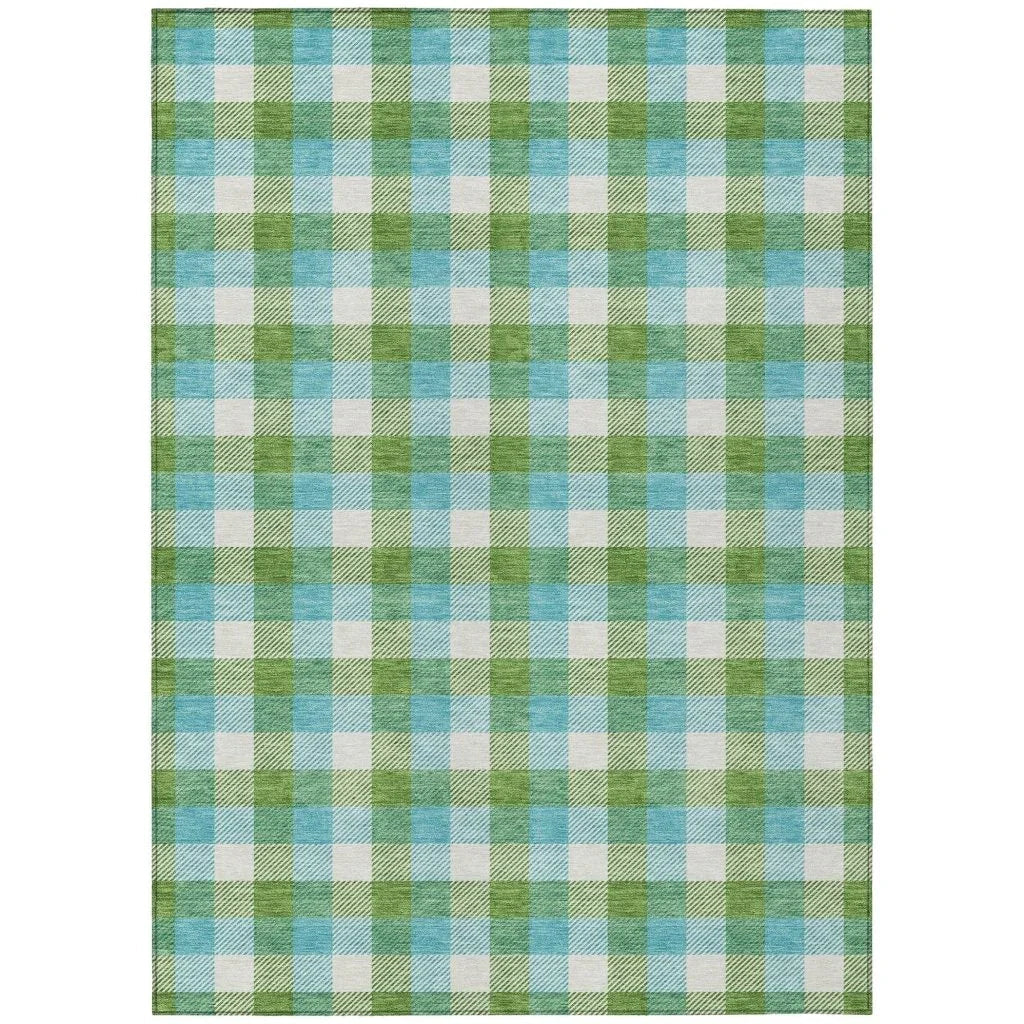 Nahlia Lime Washable Indoor-Outdoor Rug-Outdoor Rugs-LOOMLAN Rugs-2'6" x 3'10"-LOOMLAN