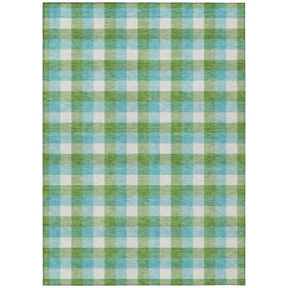 Nahlia Lime Washable Indoor-Outdoor Rug-Outdoor Rugs-LOOMLAN Rugs-2'6" x 3'10"-LOOMLAN