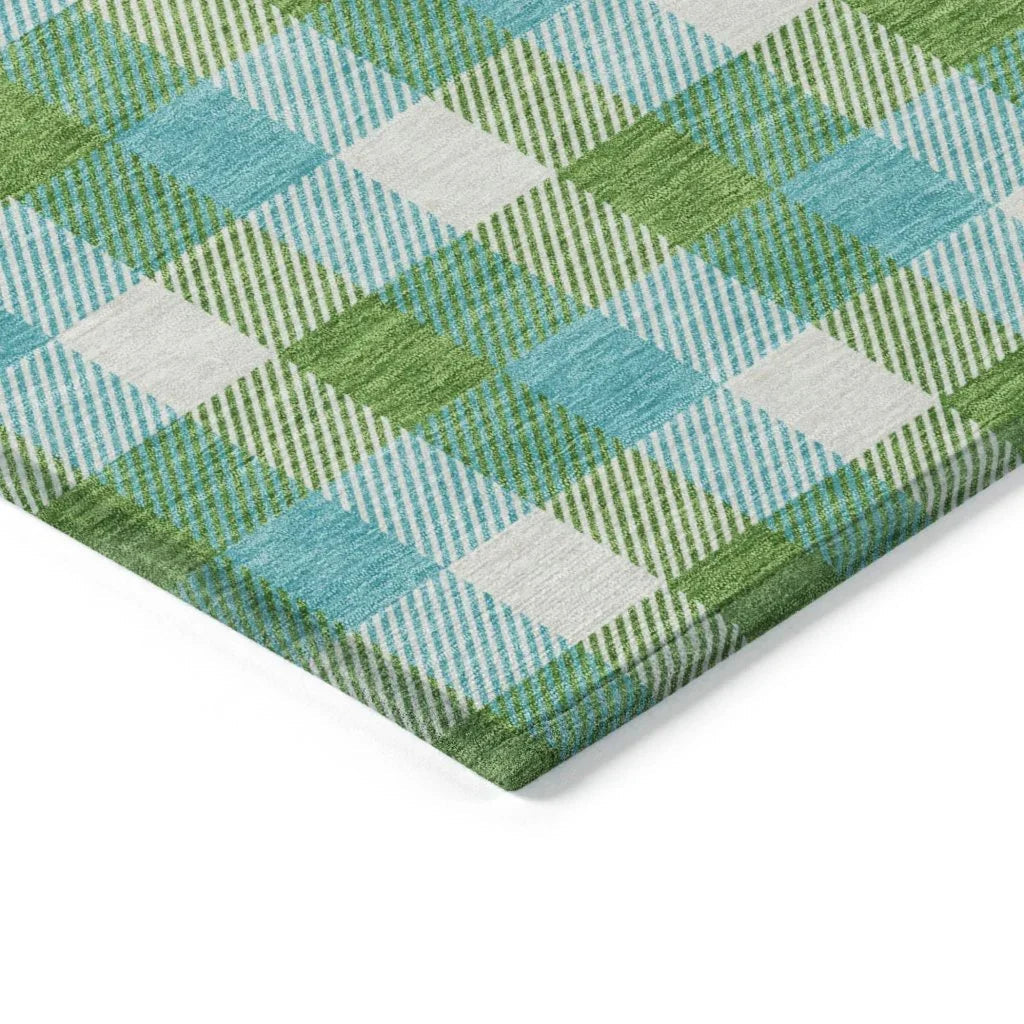 Nahlia Lime Washable Indoor-Outdoor Rug-Outdoor Rugs-LOOMLAN Rugs-LOOMLAN