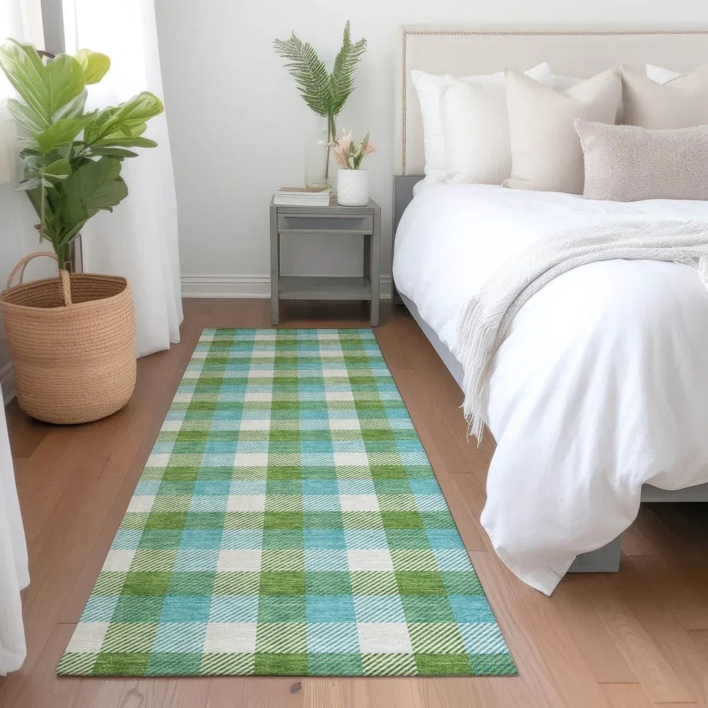 Nahlia Lime Washable Indoor-Outdoor Rug-Outdoor Rugs-LOOMLAN Rugs-LOOMLAN