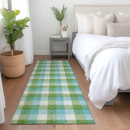 Nahlia Lime Washable Indoor-Outdoor Rug-Outdoor Rugs-LOOMLAN Rugs-LOOMLAN