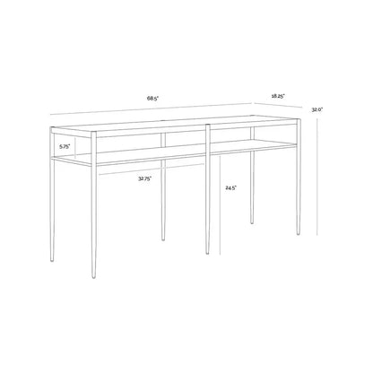 Naini Minimalist Sofa Table - LOOMLAN - SUNPAN - Console Tables