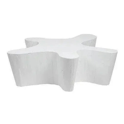 Naka Outdoor Live Edge White Coffee Table-Outdoor Coffee Tables-Artesia-LOOMLAN