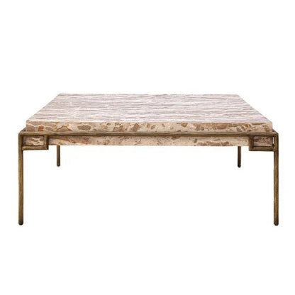 Nala Marble Top Square Coffee Table - LOOMLAN - Furniture Classics - Coffee Tables