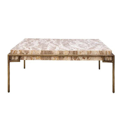 Nala Marble Top Square Coffee Table - LOOMLAN - Furniture Classics - Coffee Tables