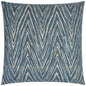 Nanga Blue Glam Chevron Blue Large Throw Pillow Insert - LOOMLAN - D.V. Kap - Throw Pillows