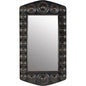 Nanna Mirror, Hand Rubbed Black Light Brown Trim - LOOMLAN - Noir - Wall Mirrors