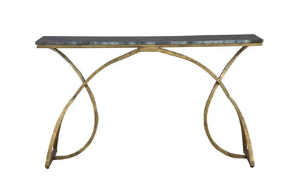 Nantes Marble Top Rectangular Console Table - LOOMLAN - Furniture Classics - Console Tables