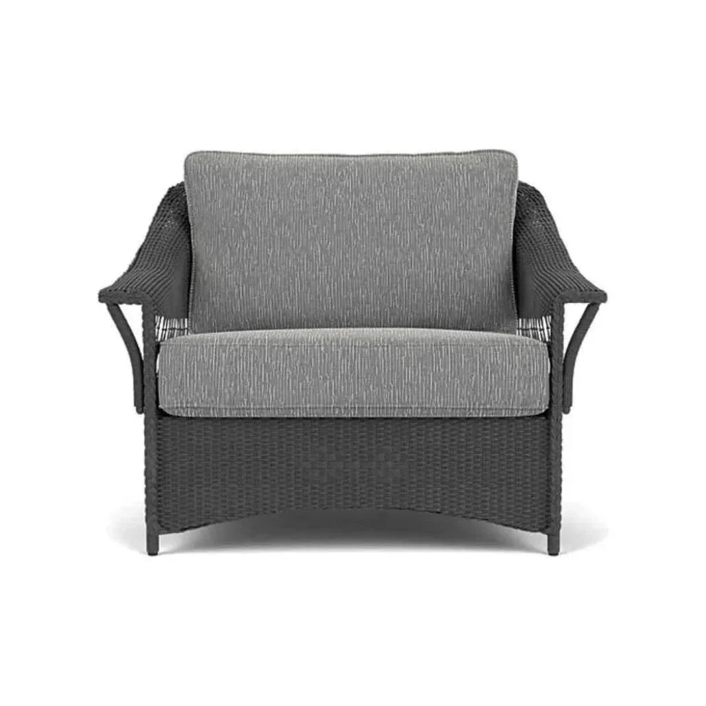 Nantucket Chair & a Half Premium Wicker Furniture-Outdoor Lounge Chairs-Lloyd Flanders-LOOMLAN