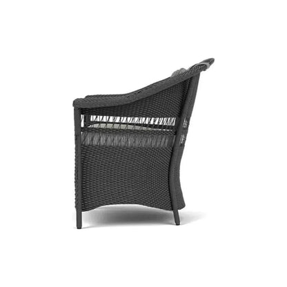 Nantucket Dining Armchair Premium Wicker Furniture-Outdoor Dining Chairs-Lloyd Flanders-LOOMLAN
