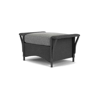 Nantucket Large Ottoman Premium Wicker Furniture-Outdoor Ottomans-Lloyd Flanders-LOOMLAN