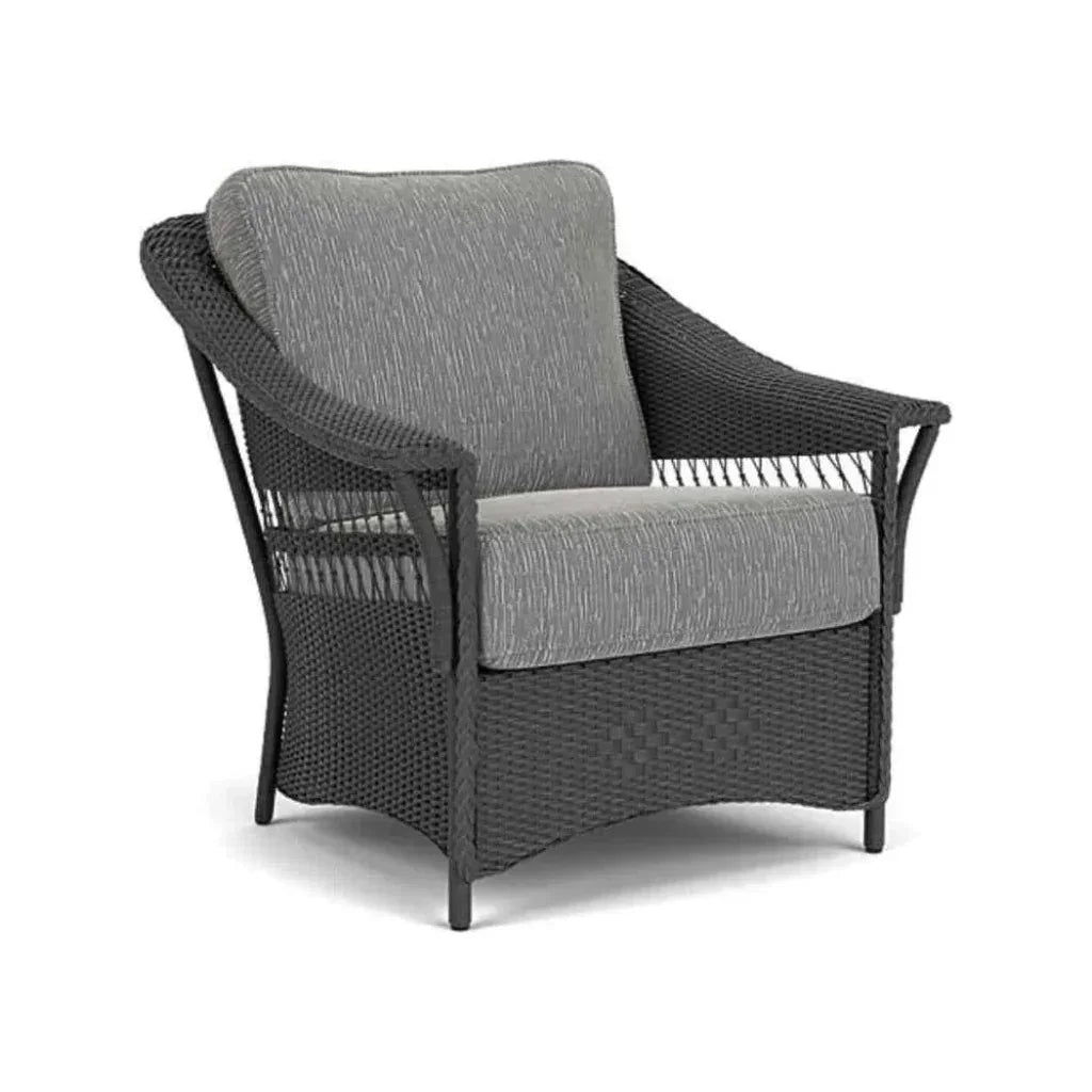 Nantucket Lounge Chair Premium Wicker Furniture-Outdoor Lounge Chairs-Lloyd Flanders-LOOMLAN
