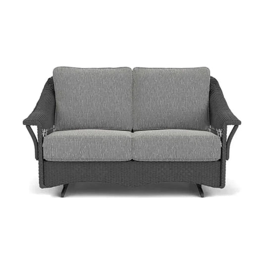 Nantucket Loveseat Glider Premium Wicker Furniture - LOOMLAN - Lloyd Flanders - Outdoor Sofas & Loveseats