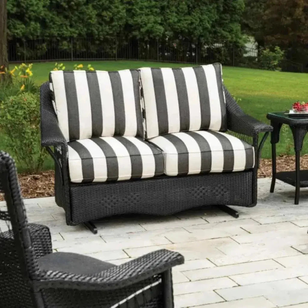 Nantucket Porch Rocker Premium Wicker Furniture-Outdoor Lounge Chairs-Lloyd Flanders-LOOMLAN