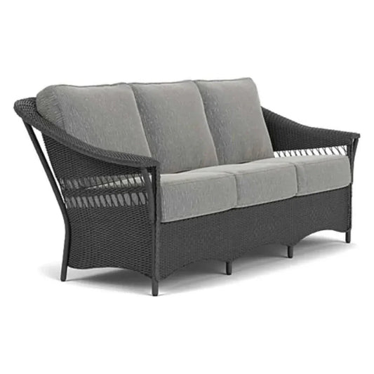 Nantucket Sofa Premium Wicker Furniture Lloyd Flanders - LOOMLAN - Lloyd Flanders - Outdoor Sofas & Loveseats