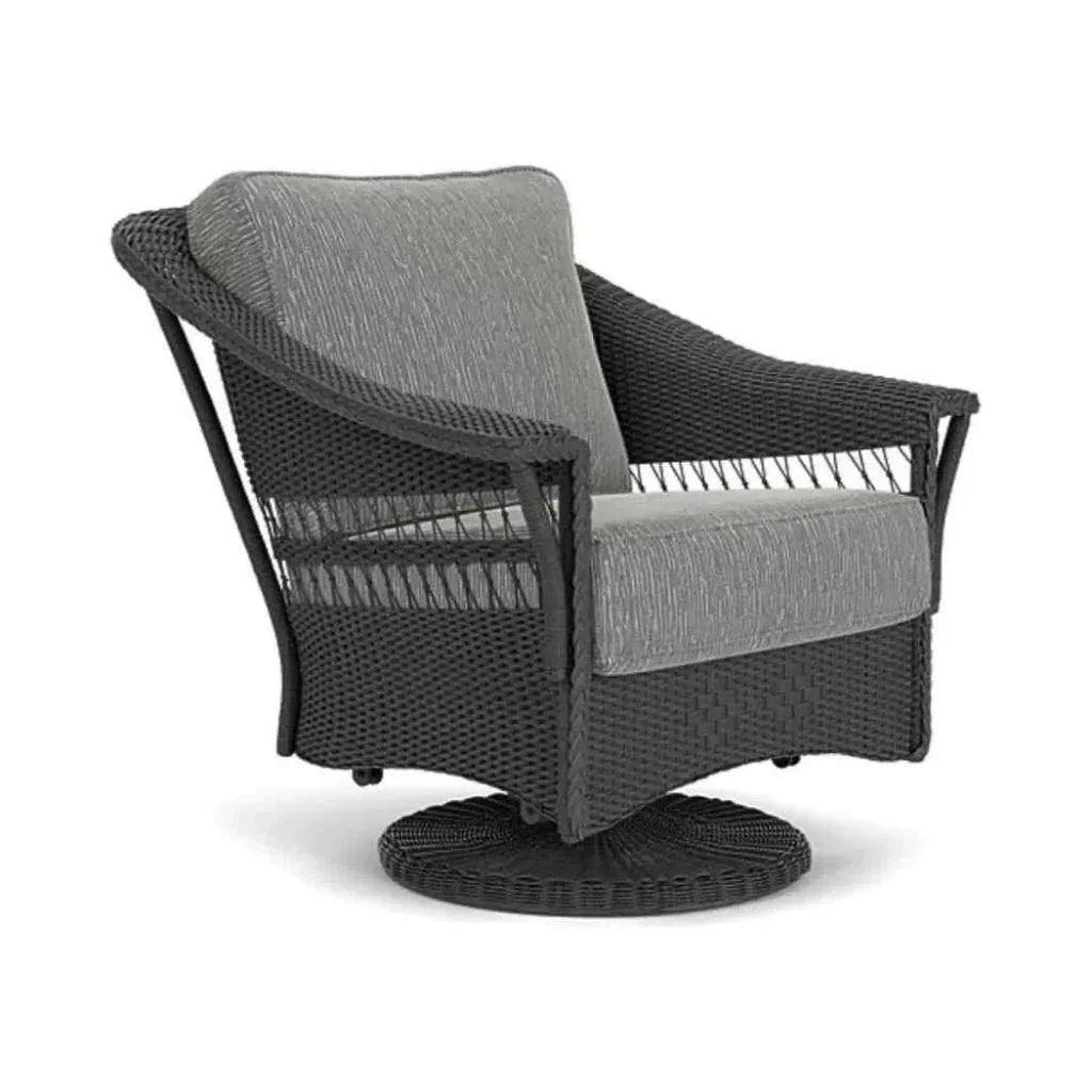 Nantucket Swivel Glider Lounge Chair-Outdoor Lounge Chairs-Lloyd Flanders-LOOMLAN