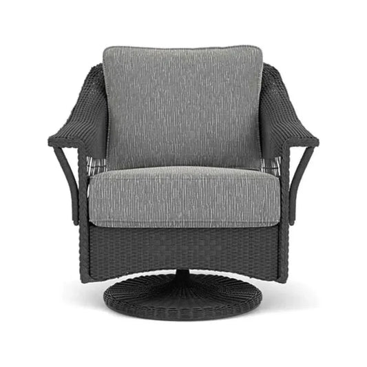 Nantucket Swivel Glider Lounge Chair-Outdoor Lounge Chairs-Lloyd Flanders-LOOMLAN