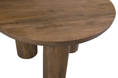 Napa Rustic Brown Wooden Dining Table-Dining Tables-Bassett Mirror-LOOMLAN