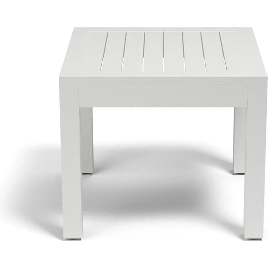 Naples Aluminum Made Outdoor End Table - LOOMLAN - Sunset West - Outdoor Side Tables