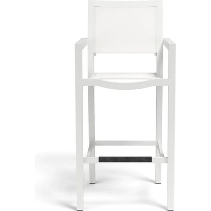 Naples Aluminum Made Sling Outdoor Barstool-Outdoor Bar Stools-Sunset West-LOOMLAN