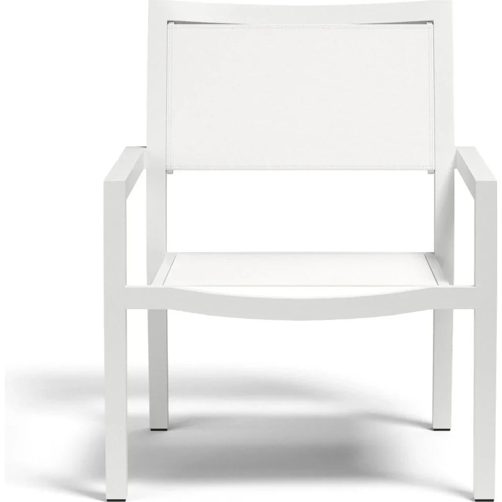 Naples Stackable Sling Outdoor Club Chair-Outdoor Accent Chairs-Sunset West-LOOMLAN