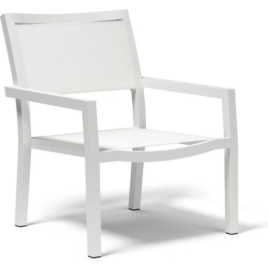 Naples Stackable Sling Outdoor Club Chair-Outdoor Accent Chairs-Sunset West-LOOMLAN