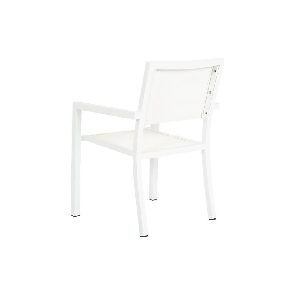 Naples Stackable Sling Outdoor Dining Chair 2PC-Outdoor Dining Chairs-Sunset West-LOOMLAN
