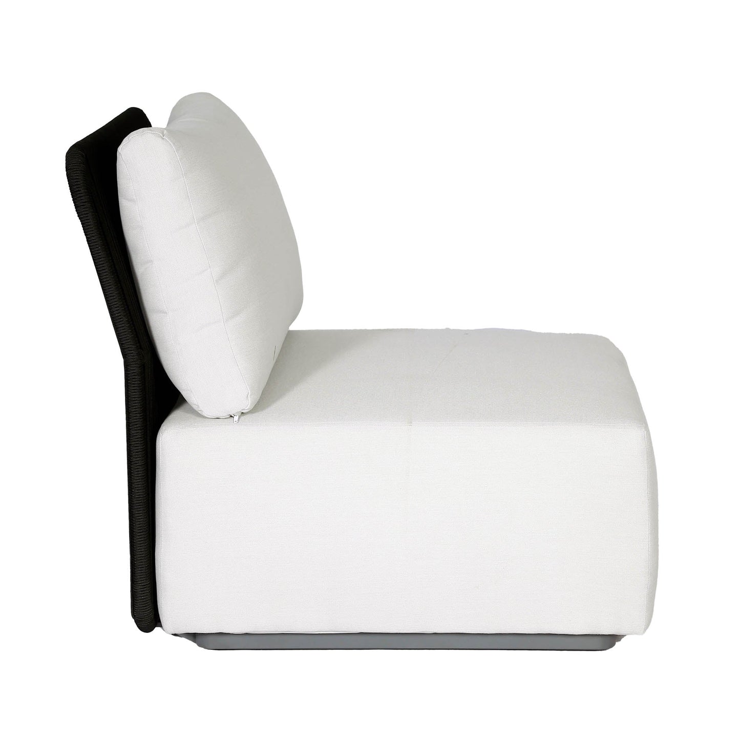 Naples White Fabric Outdoor Modular Sofa