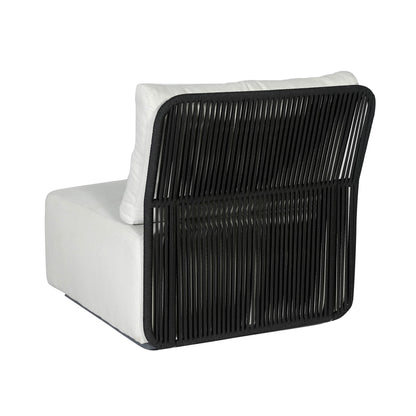 Naples White Fabric Outdoor Modular Sofa