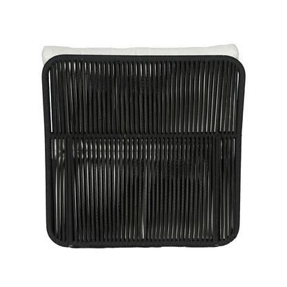 Naples White Fabric Outdoor Modular Sofa