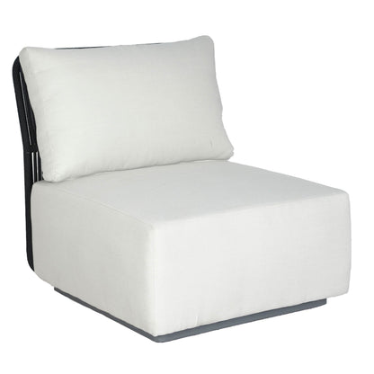 Naples White Fabric Outdoor Modular Sofa