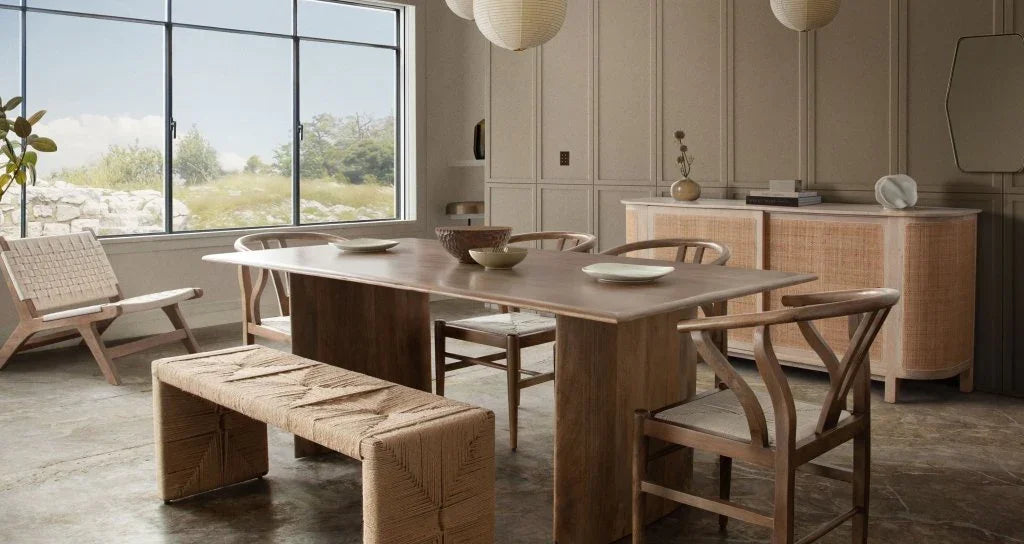 Nara Wishbone Wood Framed Dining Chair - LOOMLAN - Diamond Sofa - Dining Chairs