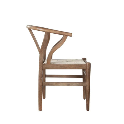 Nara Wishbone Wood Framed Dining Chair - LOOMLAN - Diamond Sofa - Dining Chairs