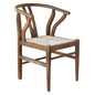 Nara Wishbone Wood Framed Dining Chair - LOOMLAN - Diamond Sofa - Dining Chairs