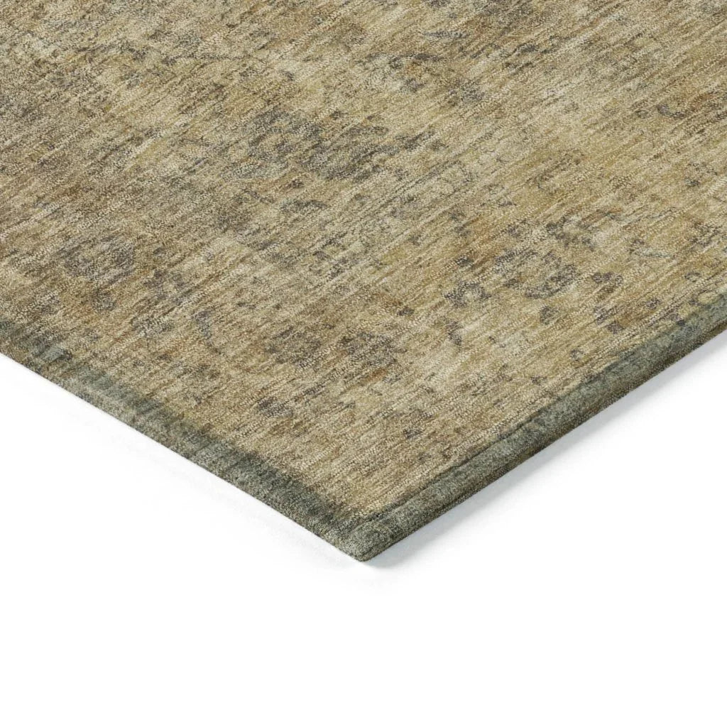 Naraxa Brown Washable Indoor - Outdoor Rug - LOOMLAN - LOOMLAN Rugs - Outdoor Rugs
