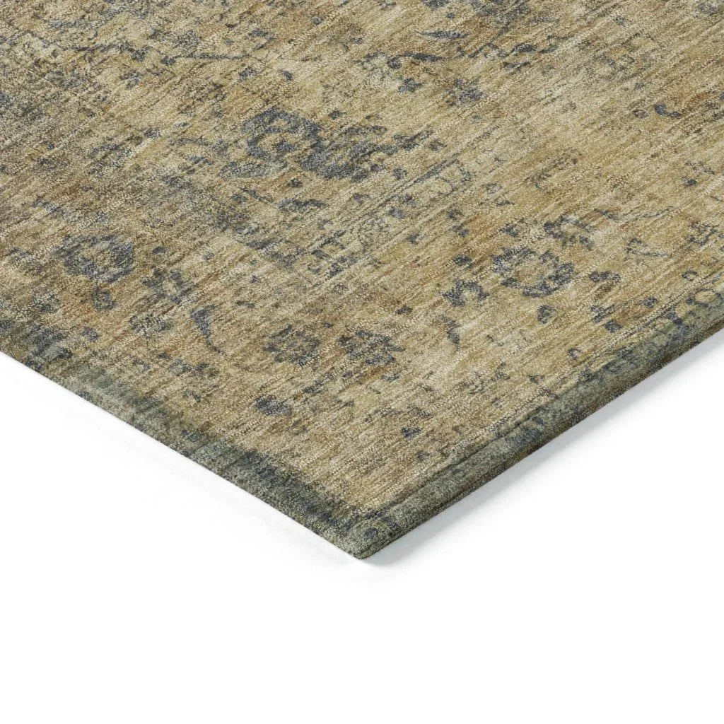 Naraxa Gray Washable Indoor - Outdoor Rug - LOOMLAN - LOOMLAN Rugs - Outdoor Rugs