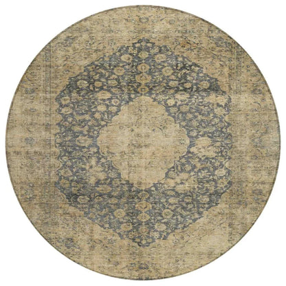 Naraxa Gray Washable Indoor - Outdoor Rug - LOOMLAN - LOOMLAN Rugs - Outdoor Rugs
