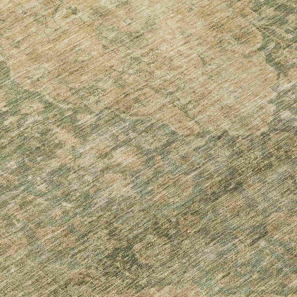 Naraxa Green Washable Indoor - Outdoor Rug - LOOMLAN - LOOMLAN Rugs - Outdoor Rugs