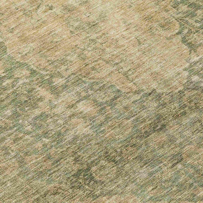 Naraxa Green Washable Indoor - Outdoor Rug - LOOMLAN - LOOMLAN Rugs - Outdoor Rugs