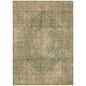 Naraxa Green Washable Indoor - Outdoor Rug - LOOMLAN - LOOMLAN Rugs - Outdoor Rugs