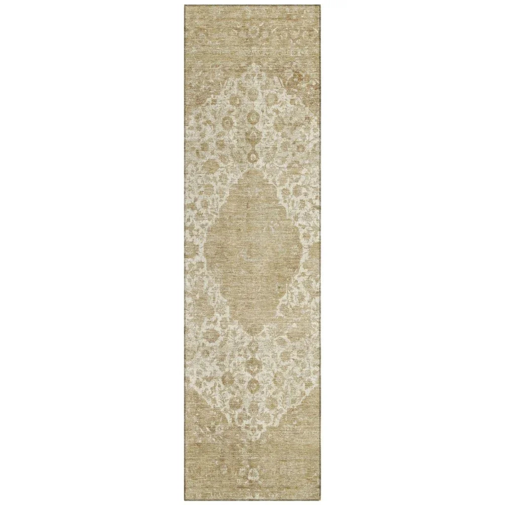 Naraxa Ivory Washable Indoor - Outdoor Rug - LOOMLAN - LOOMLAN Rugs - Outdoor Rugs