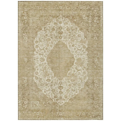 Naraxa Ivory Washable Indoor - Outdoor Rug - LOOMLAN - LOOMLAN Rugs - Outdoor Rugs