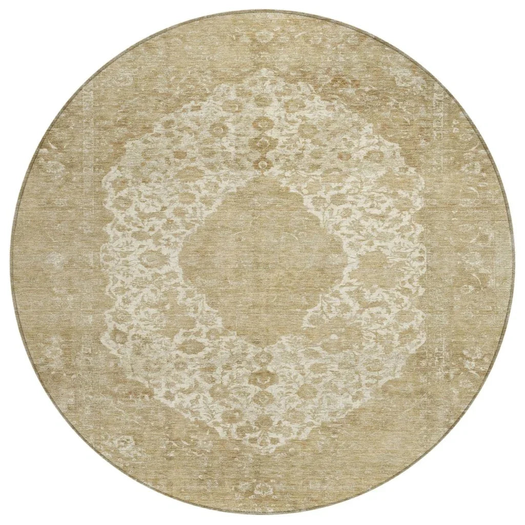 Naraxa Ivory Washable Indoor - Outdoor Rug - LOOMLAN - LOOMLAN Rugs - Outdoor Rugs