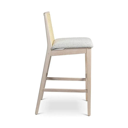 Nardia Boucle Cane Counter Stool - LOOMLAN - Urbia - Counter Stools