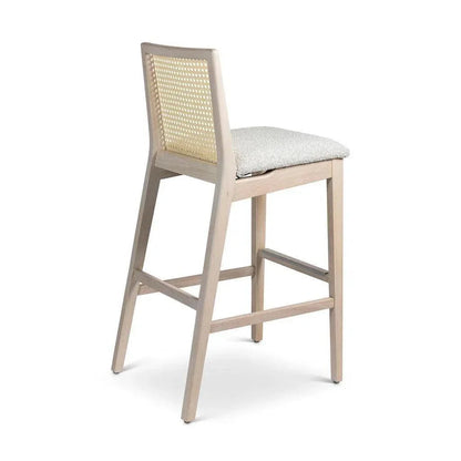 Nardia Boucle Cane Counter Stool - LOOMLAN - Urbia - Counter Stools