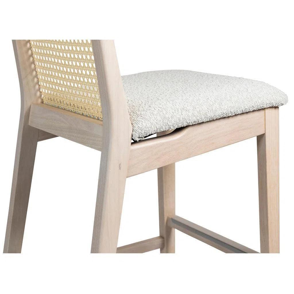 Nardia Boucle Cane Counter Stool - LOOMLAN - Urbia - Counter Stools