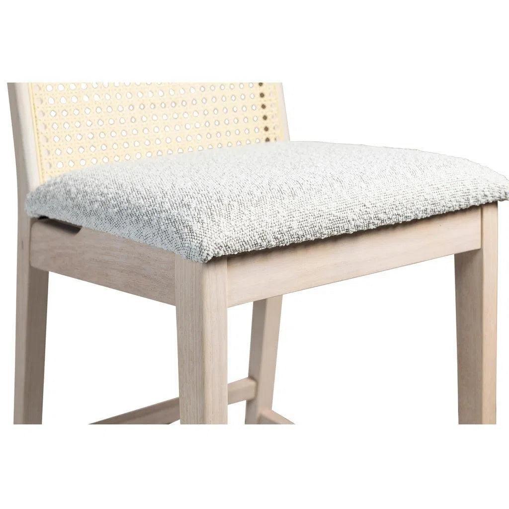 Nardia Boucle Cane Counter Stool - LOOMLAN - Urbia - Counter Stools