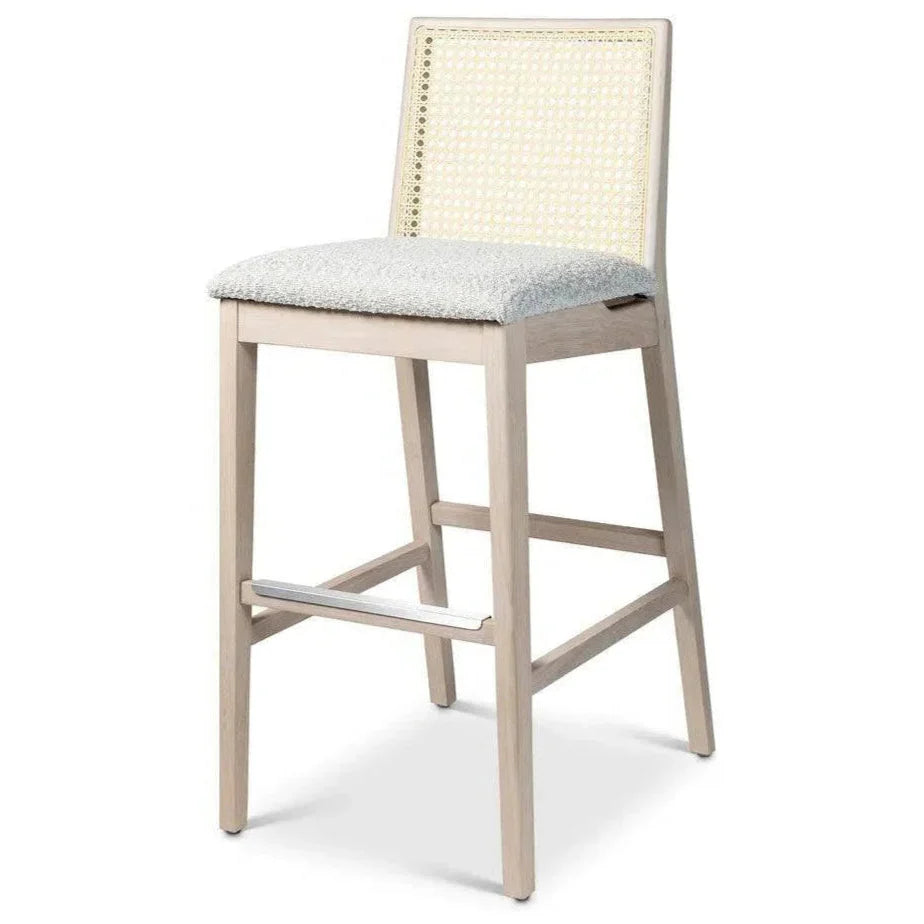 Nardia Boucle Cane Counter Stool - LOOMLAN - Urbia - Counter Stools