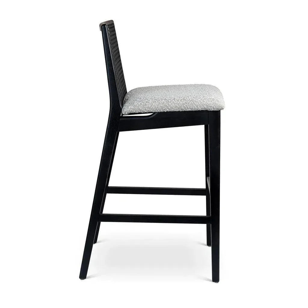 Nardia Boucle Cane Counter Stool - LOOMLAN - Urbia - Counter Stools