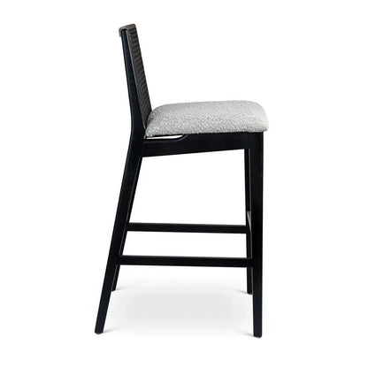 Nardia Boucle Cane Counter Stool - LOOMLAN - Urbia - Counter Stools